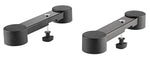 K&M 18827 Stage Piano Support Arms for Omega Stands - Black - Hollywood DJ
