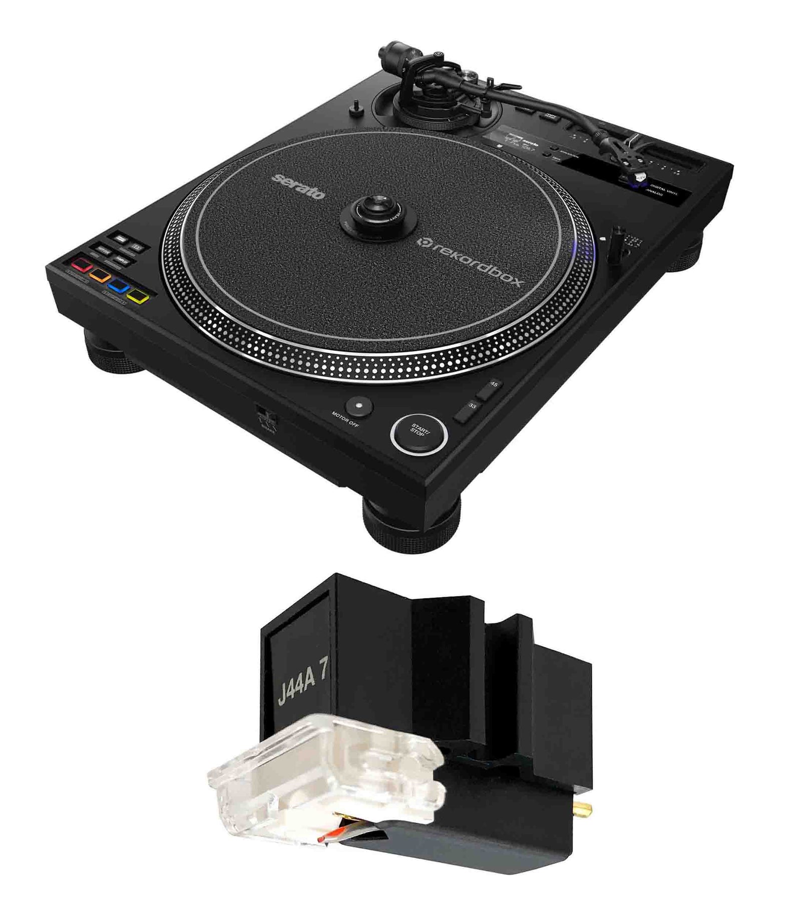 Pioneer DJ Package Hybrid Turntable with Improved Cartridge - Hollywood DJ