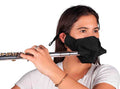 Gator GBOMFLUTEPIC-MSK Double Layer Instrument Face Mask for Flutes and Piccolos - Hollywood DJ