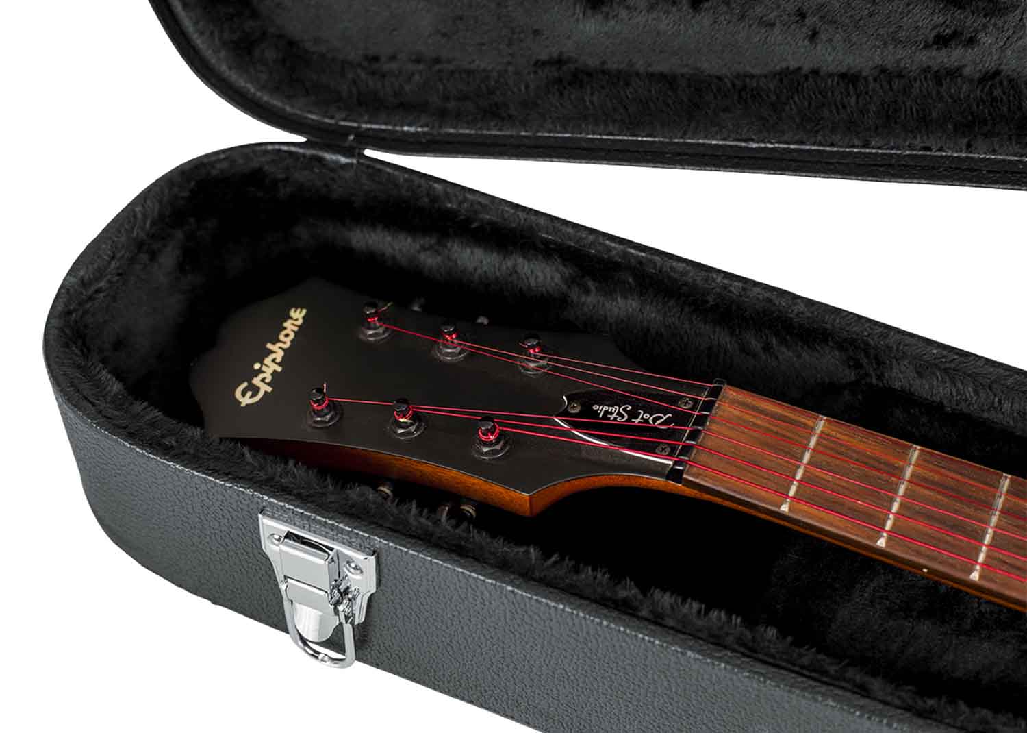 Gator Cases GWE-335 Hard-Shell Wood Case for Semi-Hollow Guitars - Hollywood DJ