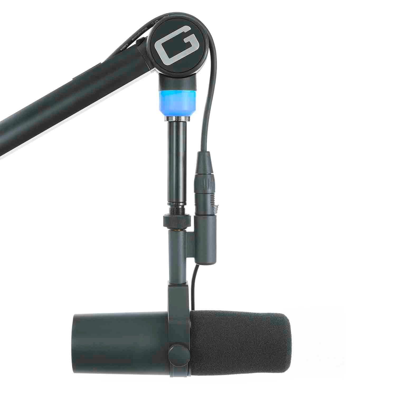 B-Stock: Gator Frameworks GFWMICBCBM4000 Professional Broadcast Boom Mic Stand with Led Light Gator Cases