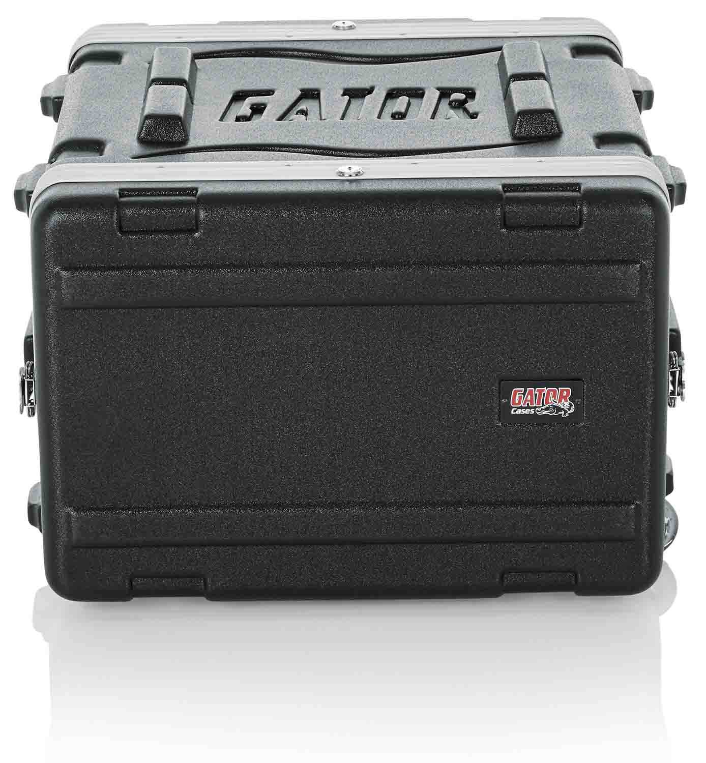 Gator Cases GRR-6L Rolling Molded 6U Rack Case - Hollywood DJ