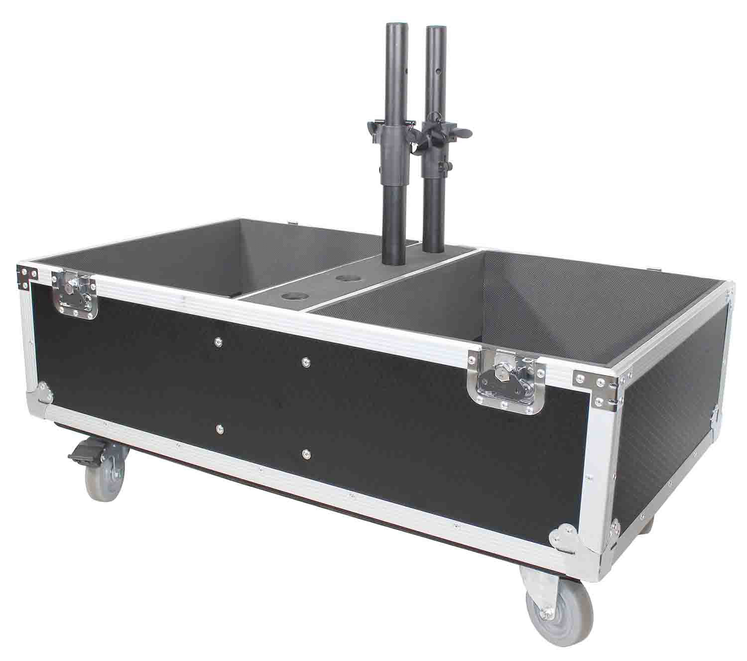 ProX X-RCF-EVOX8J8X2W ATA Style Flight-Road Case for RCF EVOX 8 J8 JMIX8 Speaker Array System - Hollywood DJ