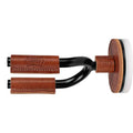 Levy's Leathers LVY-FGHNGR-BKTN Black Forged Guitar Hanger with Tan Leather - Hollywood DJ