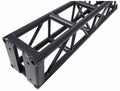 ProX XT-BT1206 BLK, 3mm Wall BoltX Black Bolted 12 Inch Professional Box Truss Segment - 6 Feet - Hollywood DJ