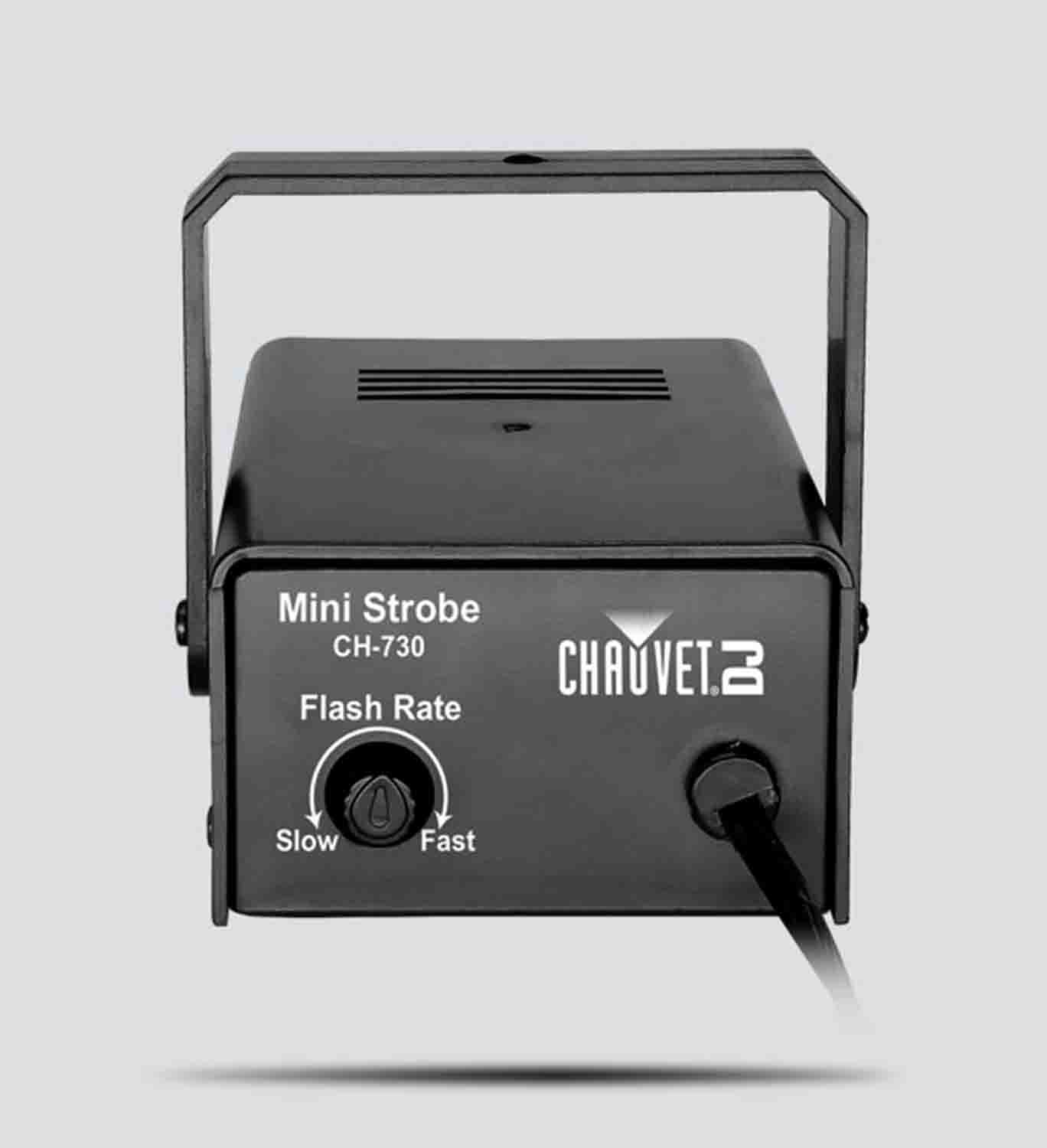 Chauvet DJ Fog Machine Package with Mini Strobe LED Light and Fog Fluid - Hollywood DJ