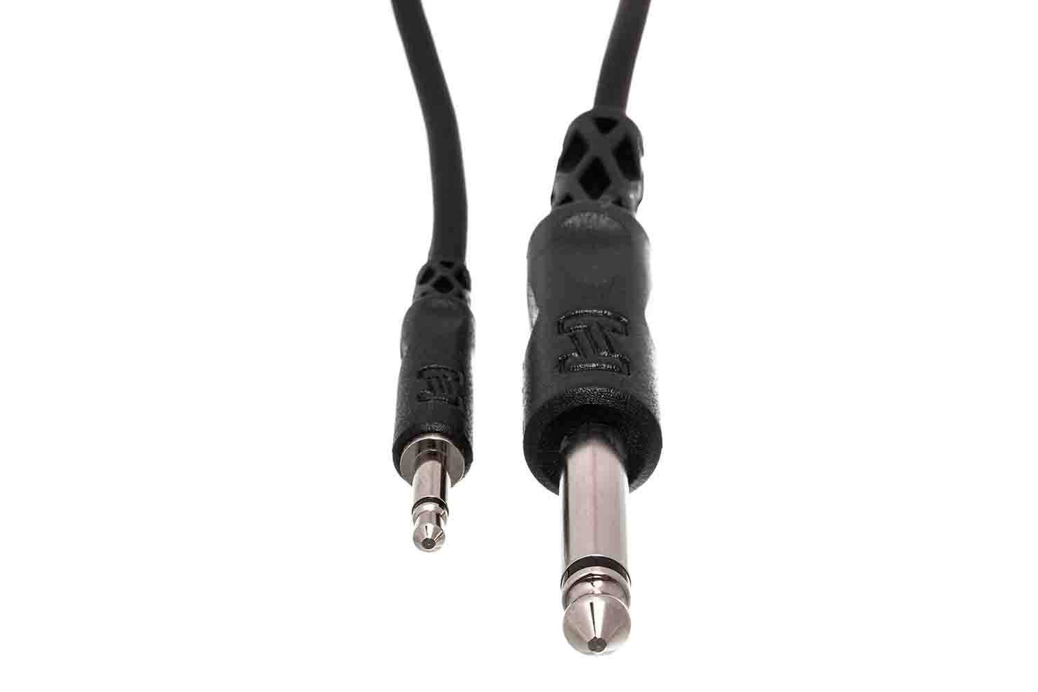 Hosa CMP-305 Mono Interconnect Cable 3.5 mm TS to 1/4 in TS – 5 Feet - Hollywood DJ