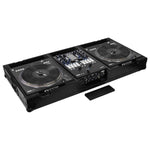 Open Box: Odyssey FZRANE1272WBL Two Battle Position Flight Coffin Case For Rane Seventy-Two And Rane Twelve Mixer - Hollywood DJ