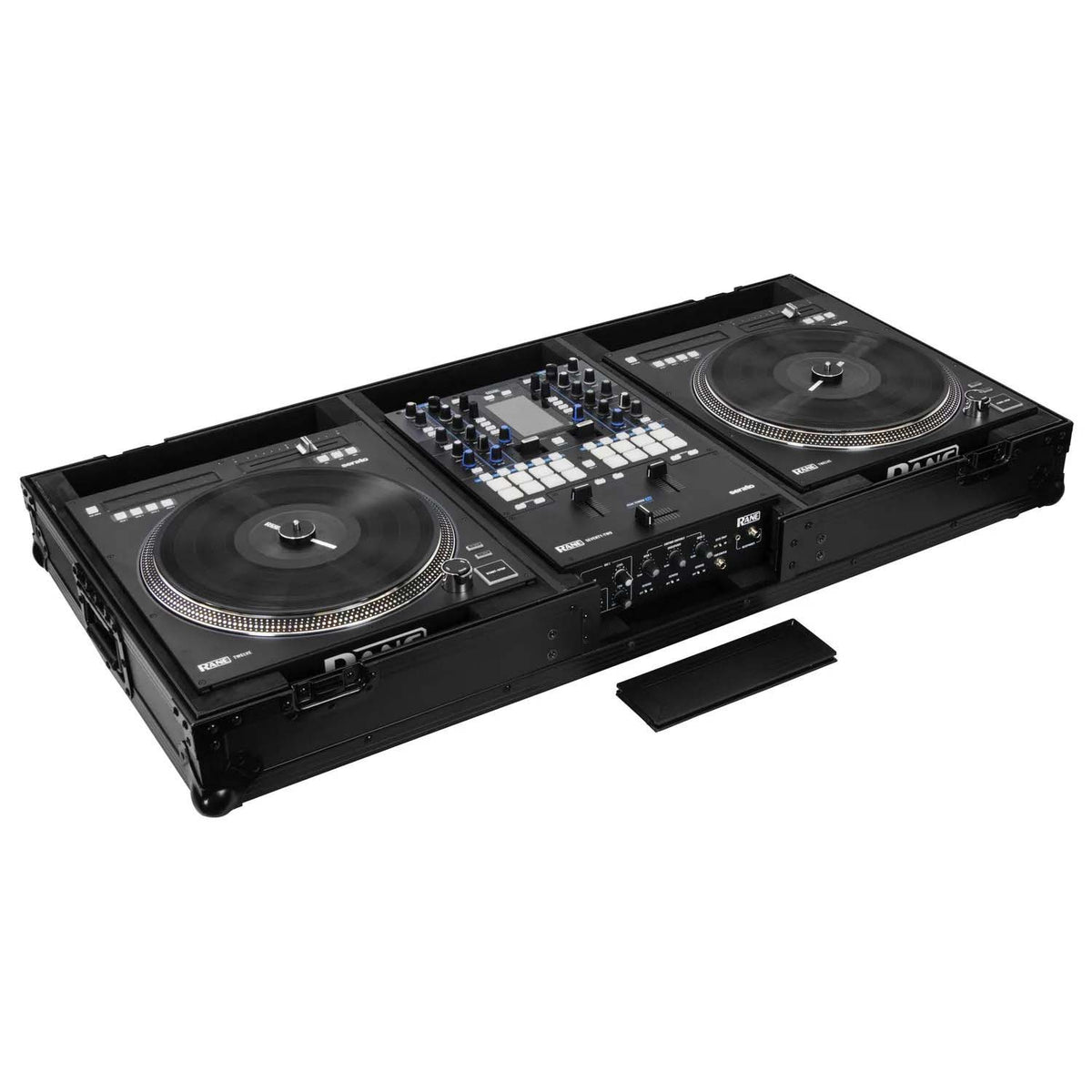 Open Box: Odyssey FZRANE1272WBL Two Battle Position Flight Coffin Case For Rane Seventy-Two And Rane Twelve Mixer - Hollywood DJ