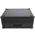 ProX T-TTBL Flight Case for Turntable with Foam Kit - Black on Black
