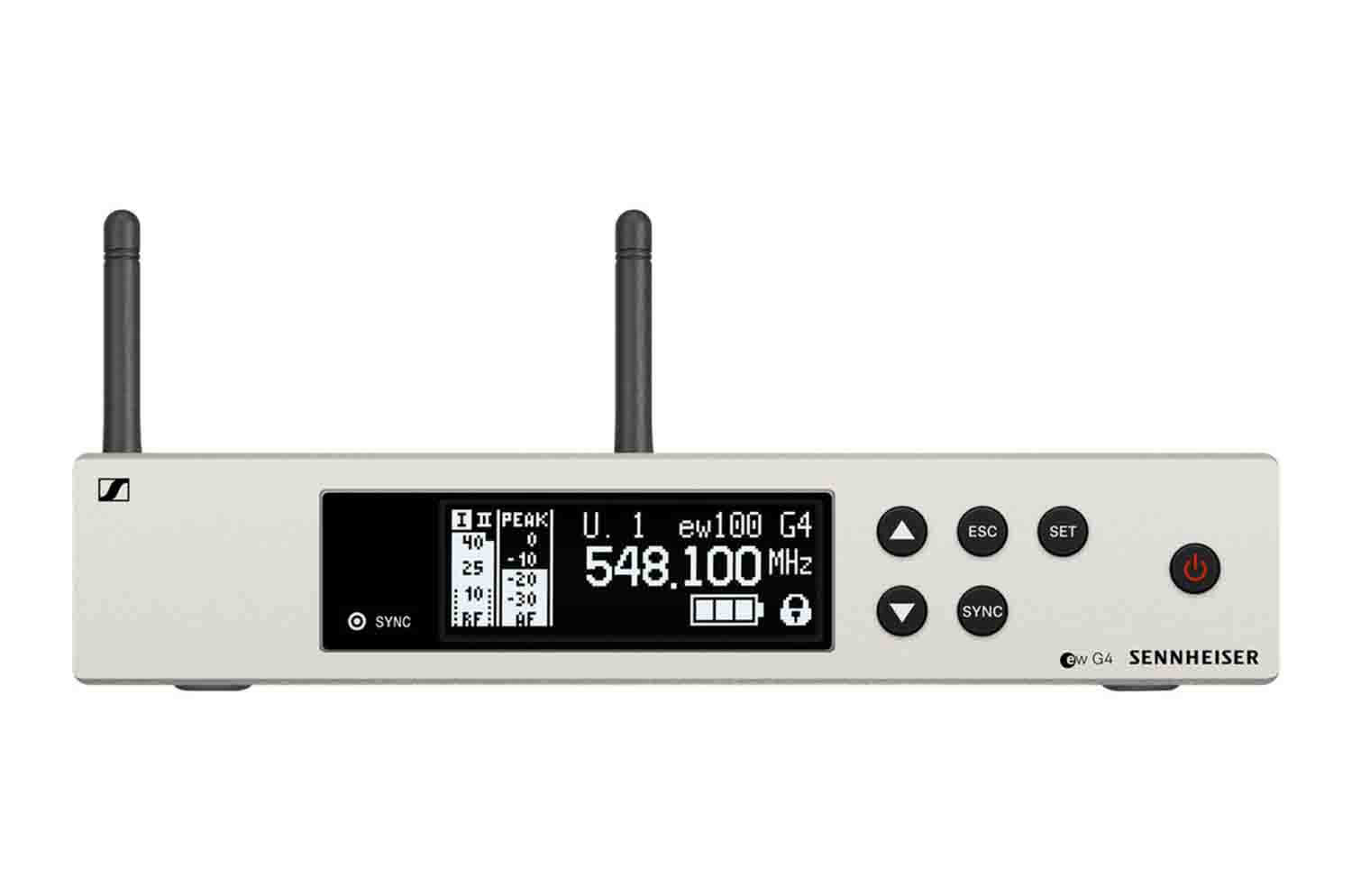 Sennheiser EW 100 G4-ME2-G Wireless Omni Lavalier Microphone System - 566 to 608 MHz - Hollywood DJ