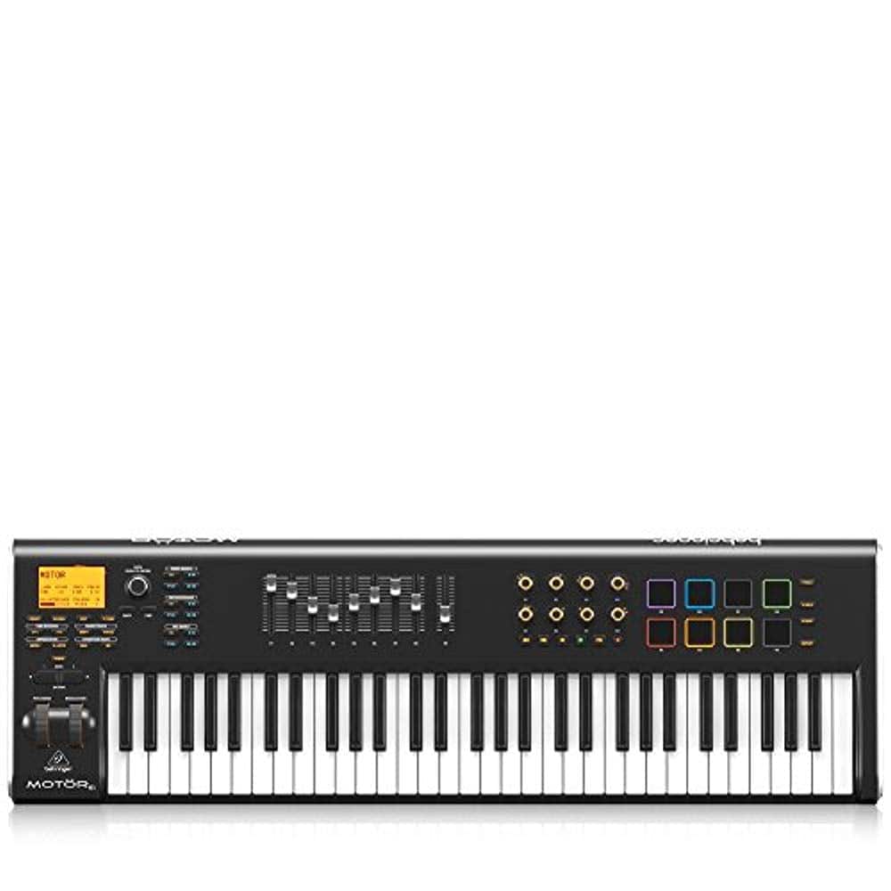 Behringer MOTOR-61, 61 Key USB/MIDI Master Controller Keyboard - Hollywood DJ