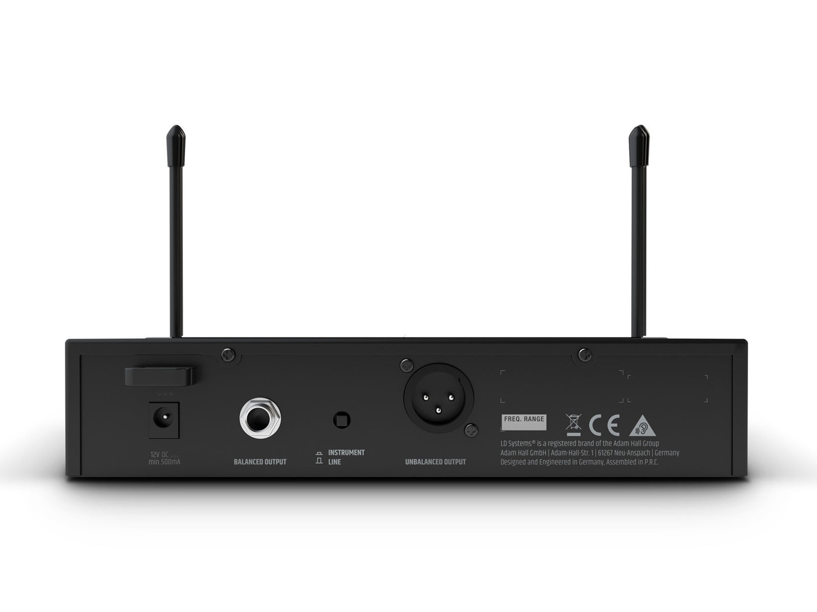LD Systems U304.7 R, Receiver 470 - 490 MHz - Hollywood DJ