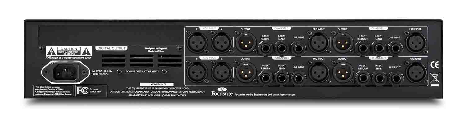 Focusrite Pro ISA 428 MkII 8-Channel A/D Card - Hollywood DJ