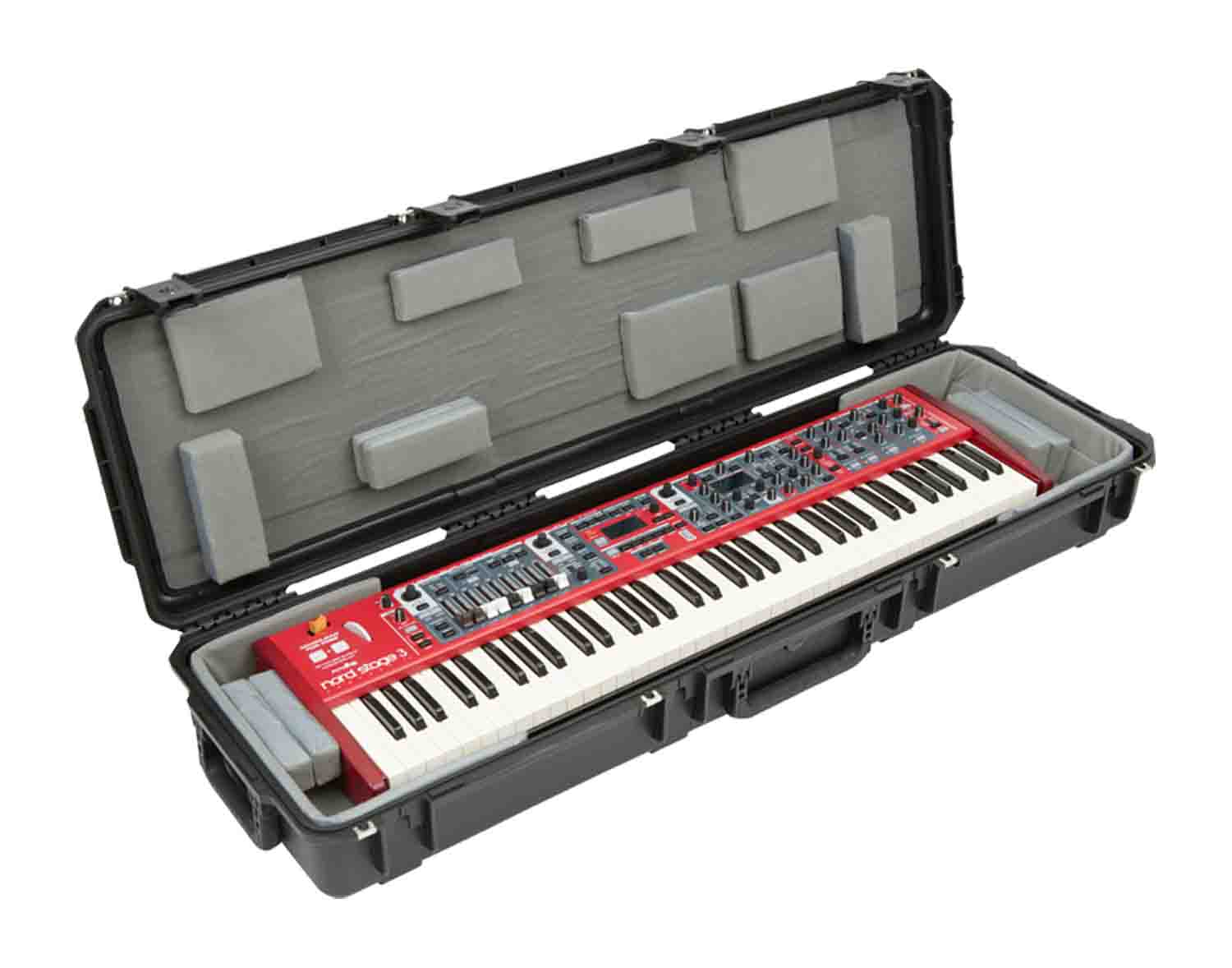 SKB Cases 3i-5014-TKBD iSeries 5014-6 Narrow 76-Note Keyboard Case - Hollywood DJ