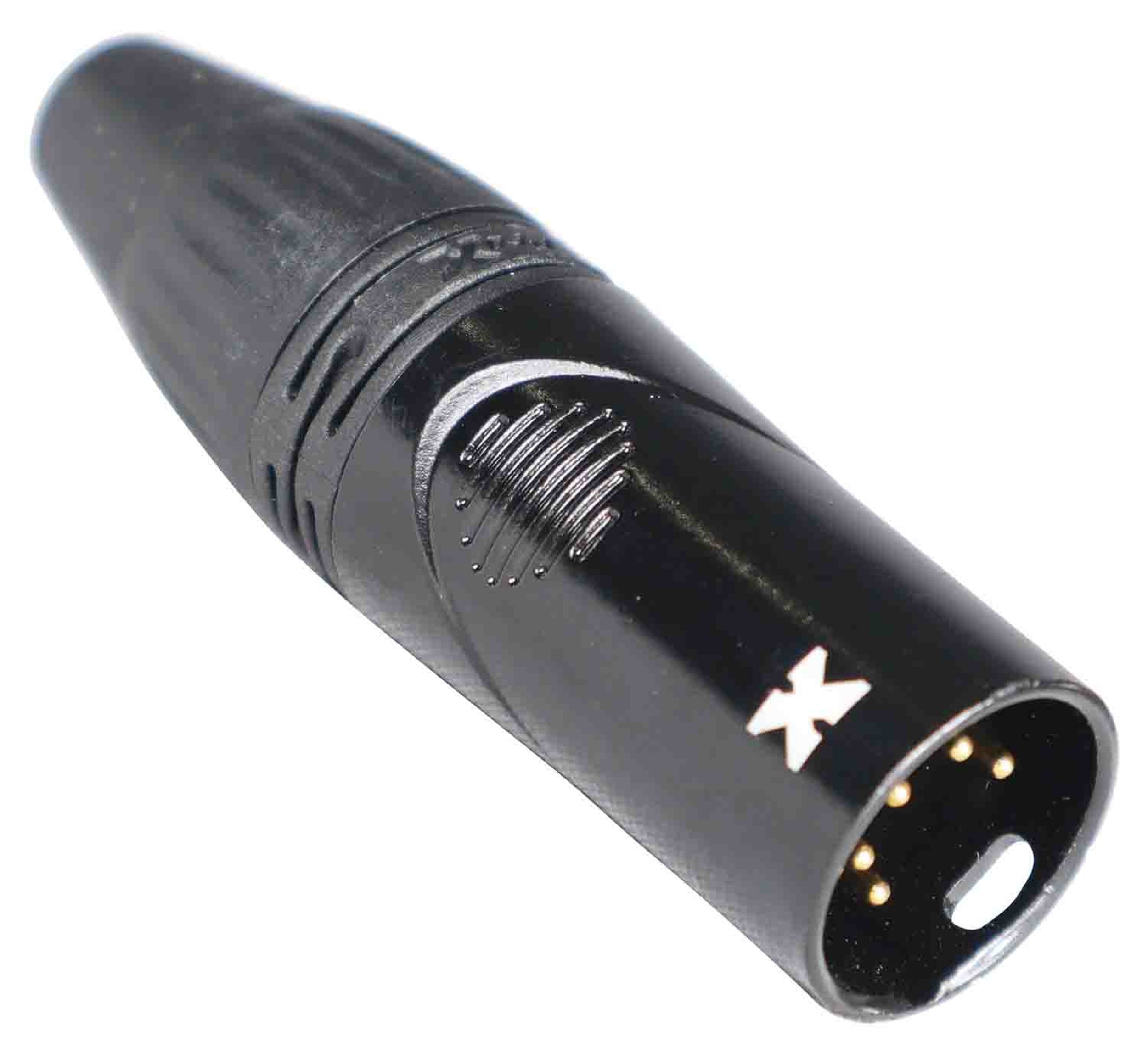 ProX XC-XLRM-5P Male Xlr-5pin Black-Chrome Housing - Hollywood DJ