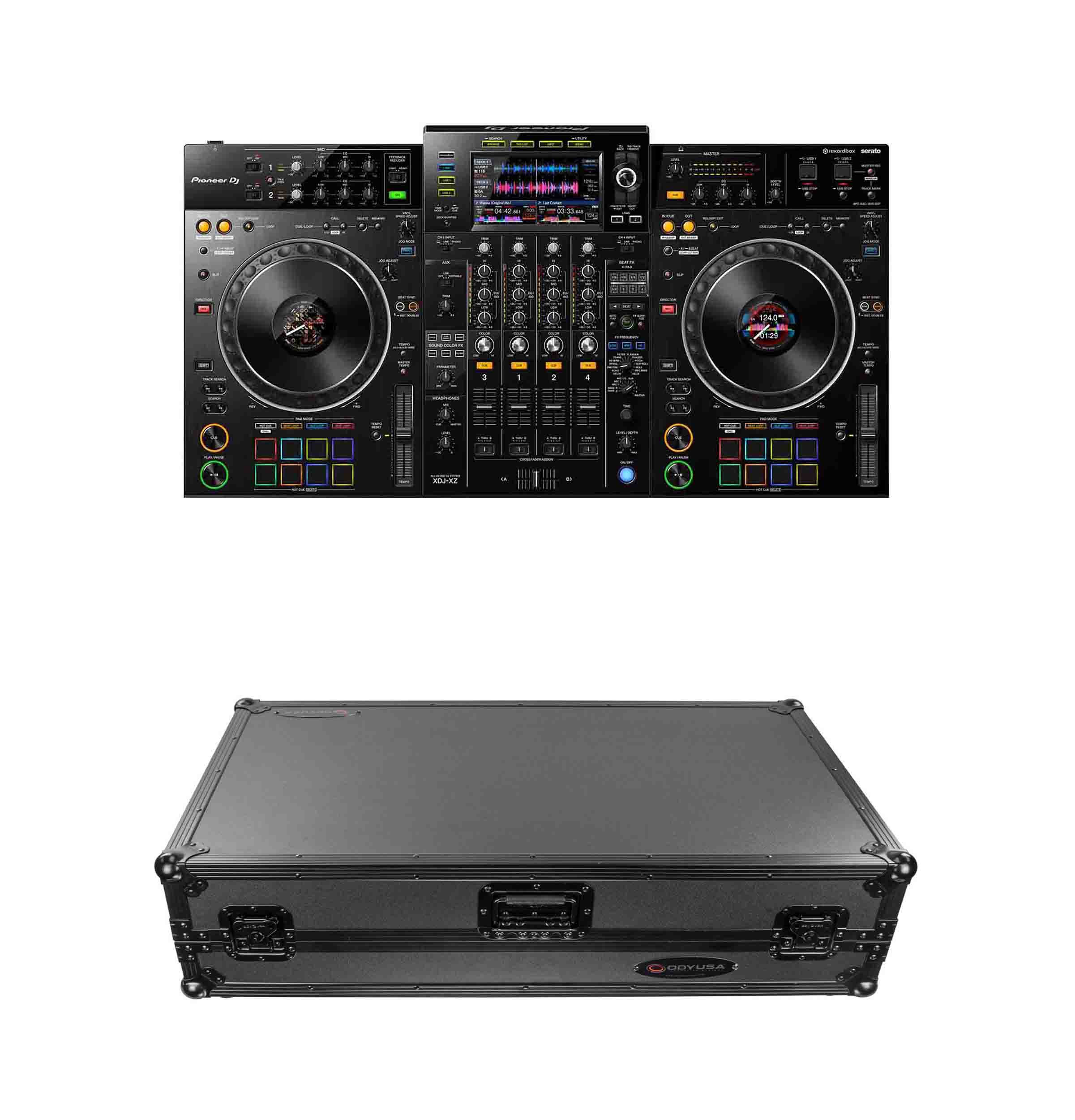 Pioneer DJ XDJ-XZ, All-In-One DJ Controller System Package with Odyssey Glide Style Case - Hollywood DJ