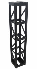 ProX XT-BT1205 BLK, 3mm Wall BoltX Black Bolted 12 Inch Professional Box Truss Segment - 5 Ft. - Hollywood DJ