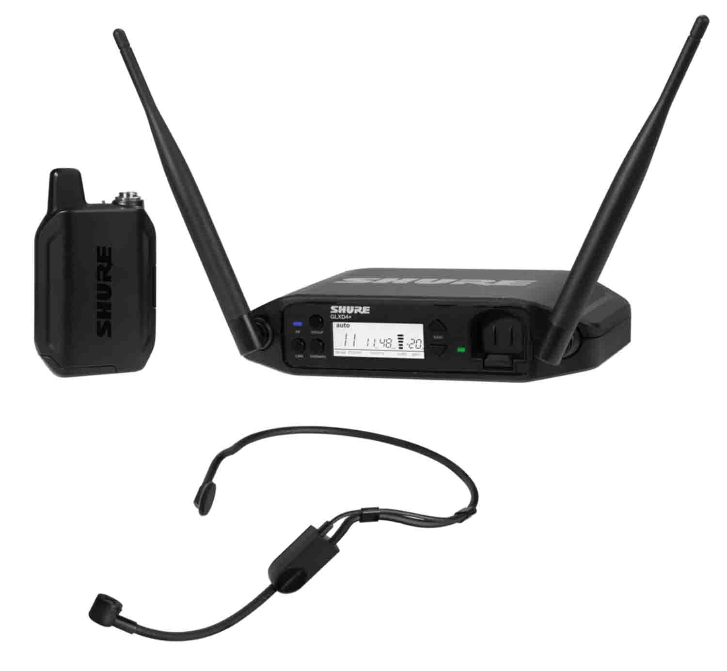 Shure GLXD14+/PGA31-Z3 Digital Wireless Headset System with PGA31 Headset Microphone - Hollywood DJ
