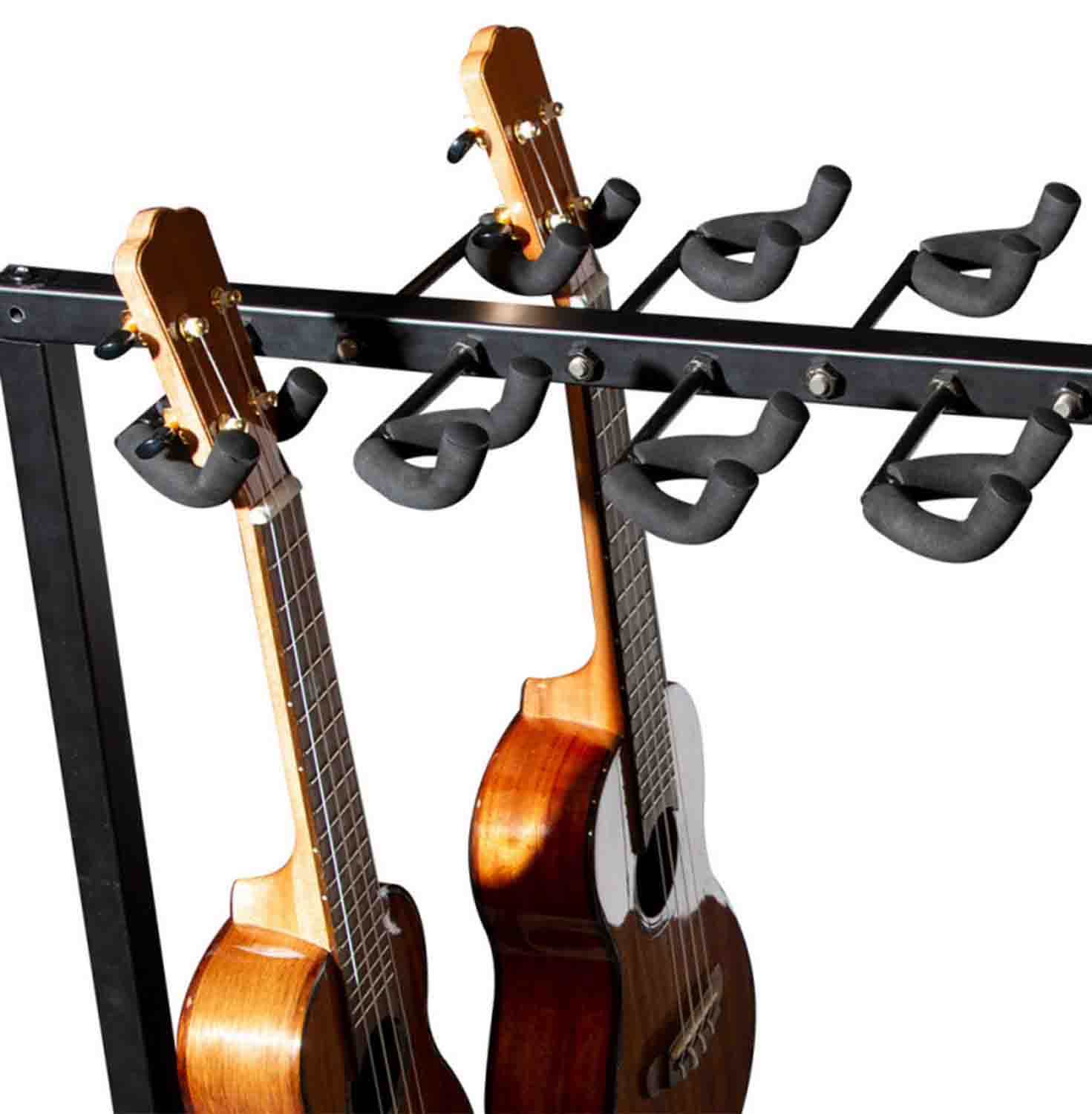 Onstage GS5012, 12-Space Ukulele Rack - Hollywood DJ