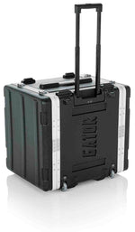 Gator Cases GRR-8PL-US Powered Rolling Molded 8U Rack Case - Hollywood DJ