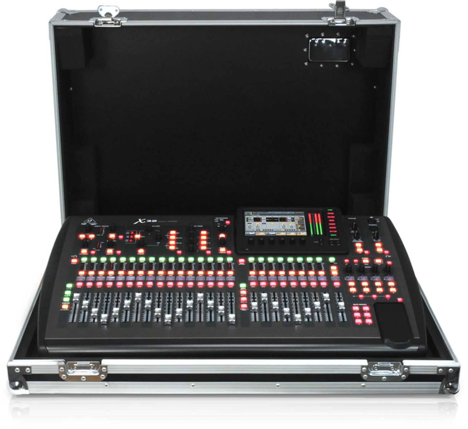Behringer X32-TP 40-Input, 25-Bus Digital Mixing Console With Touring Grade Road Case - Hollywood DJ