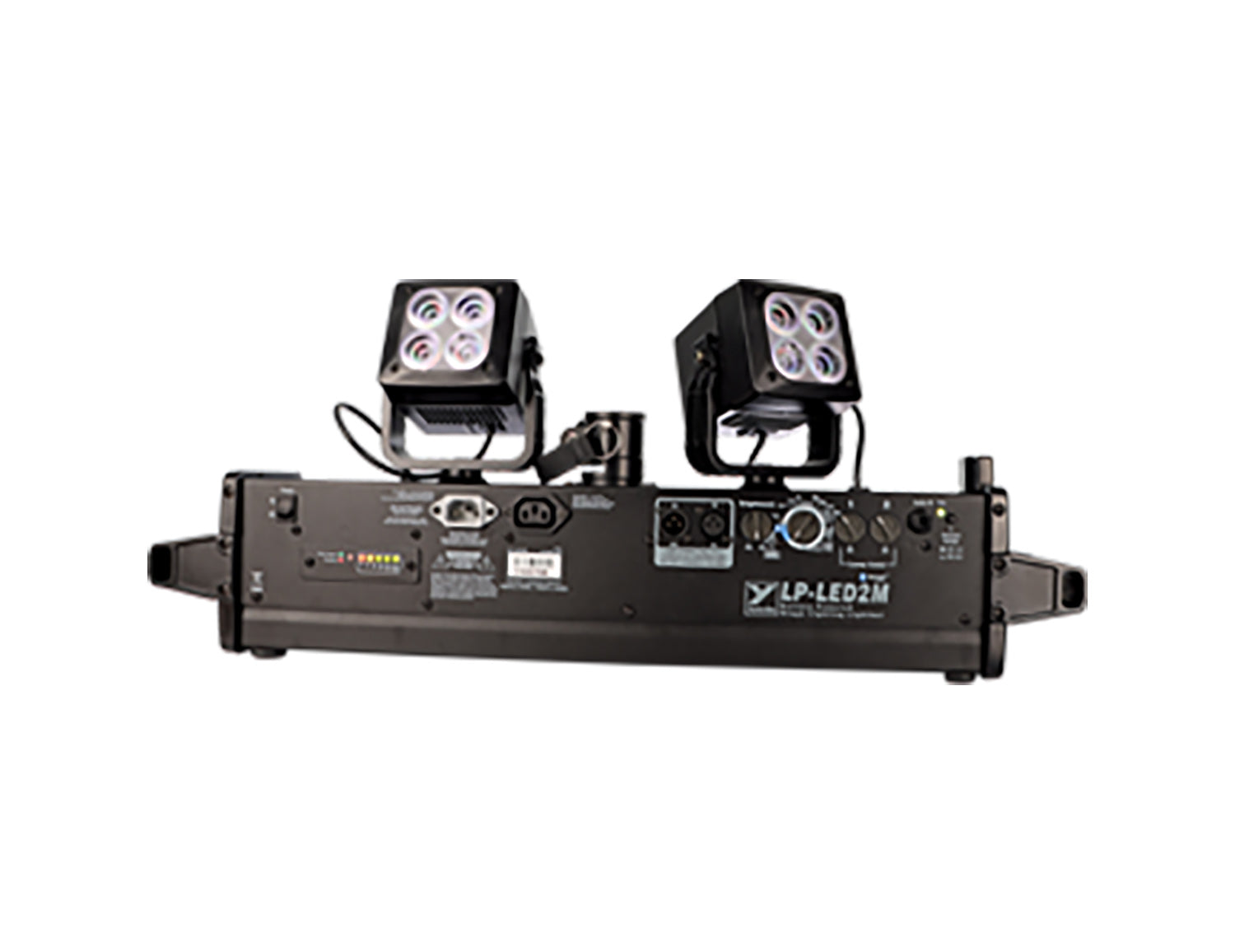 Yorkville Sound LP-LED2M, Mobile Battery Powered Two Head High Performance LED Lighting System - Hollywood DJ