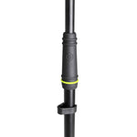 Gravity GMS4321B Microphone Stand With Folding Tripod Base and 2-Point Adjustment Boom - Hollywood DJ