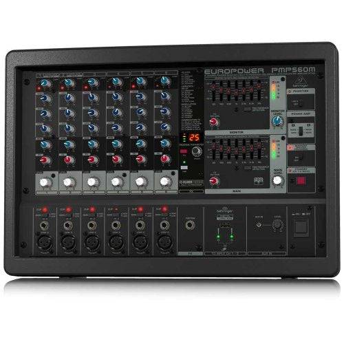 Behringer PMP560M, 500W 6-channel Powered Mixer - Hollywood DJ