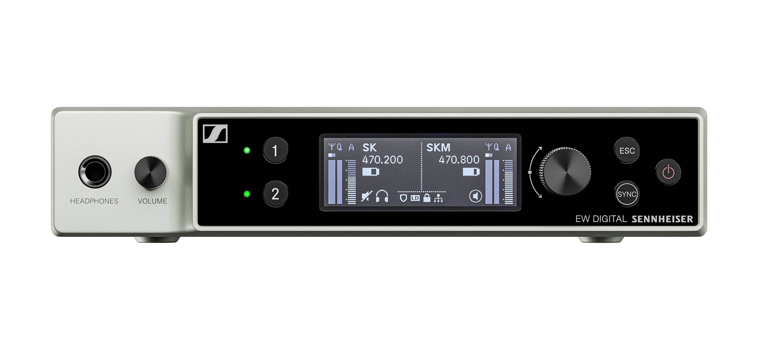 Sennheiser SK/SKM-S BASE, Dual-Channel Digital Wireless System with Bodypack and Handheld Transmitters - Hollywood DJ