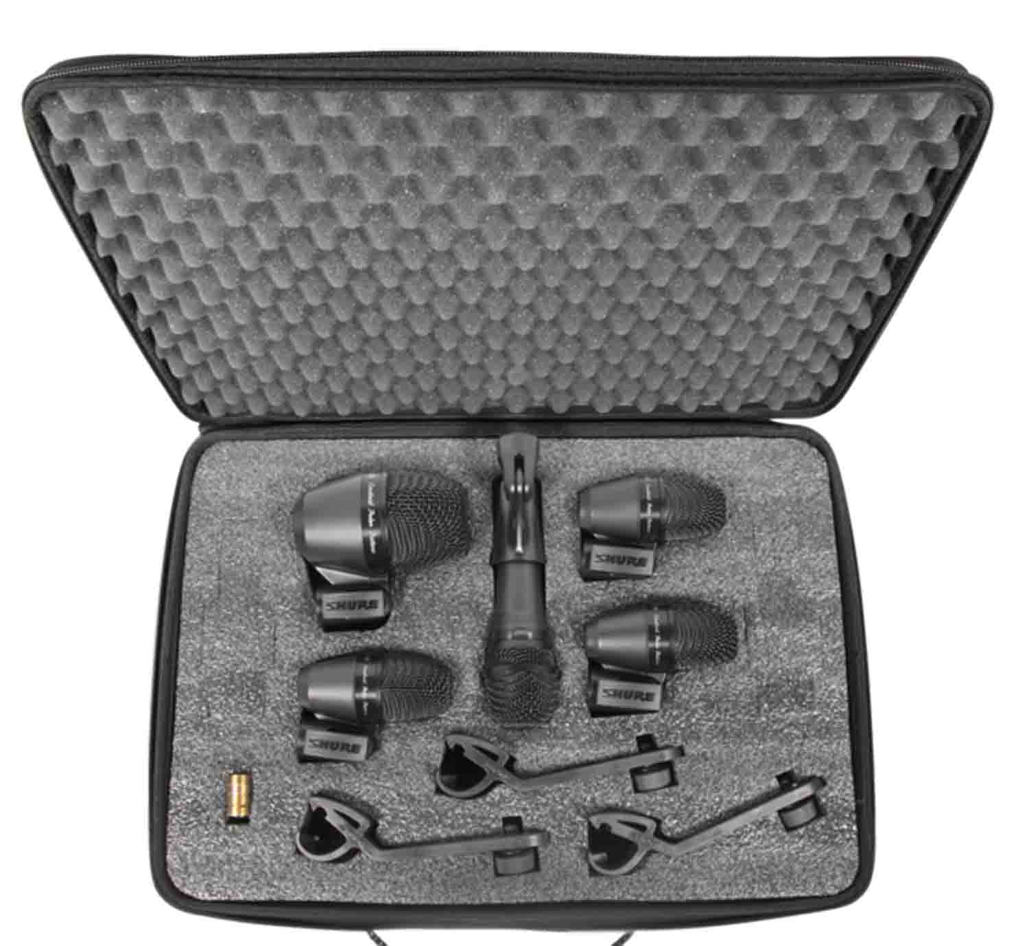 Shure PGADRUMKIT5, 5PC Drum Microphone Kit - Hollywood DJ