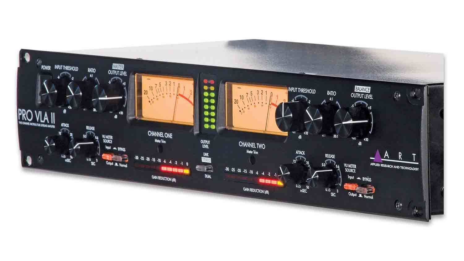ART Pro-VLA II Two Channel Vactrol-Based Compressor - Hollywood DJ