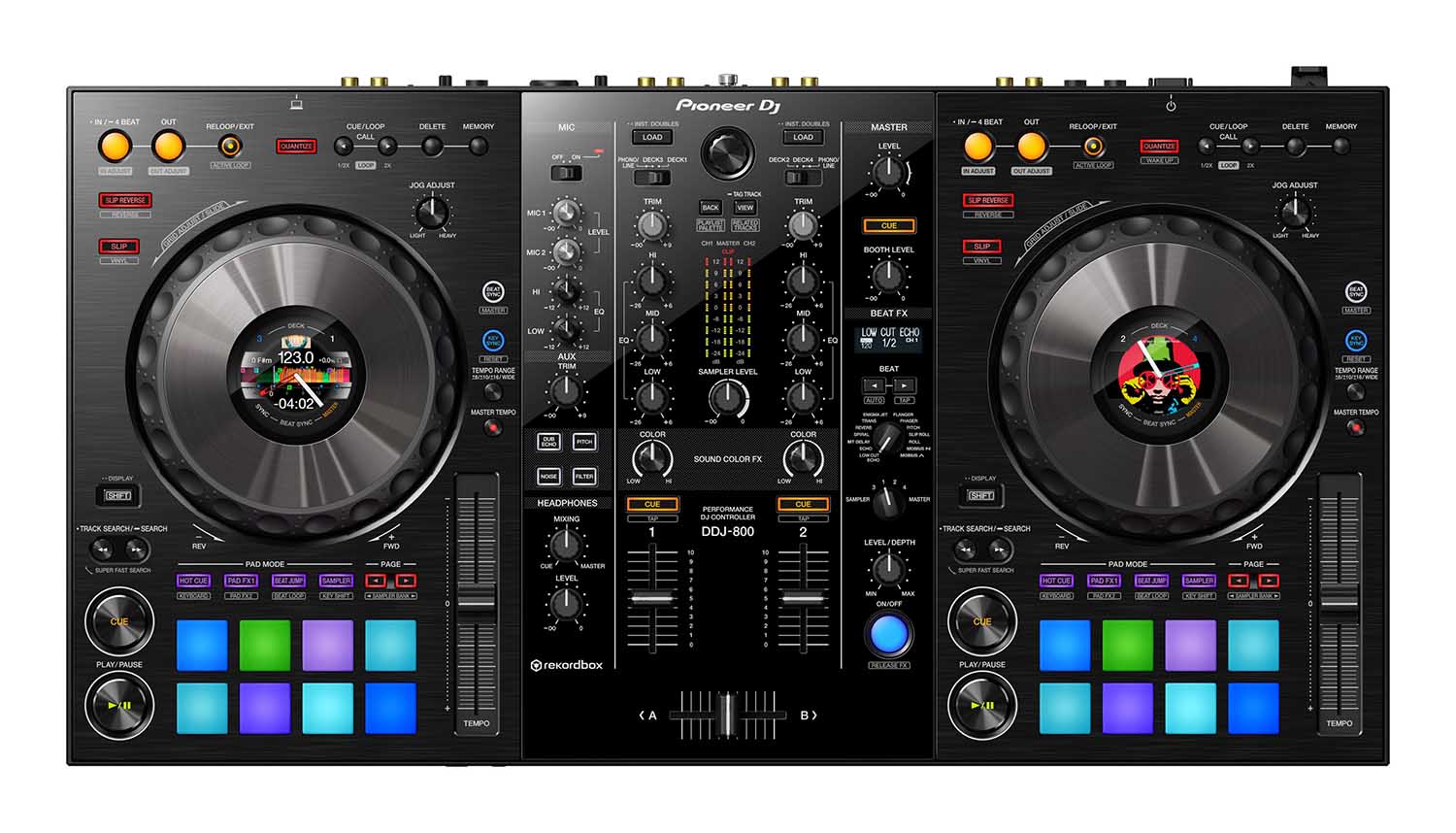 B-Stock: Pioneer DDJ-800, 2-Channel Portable DJ Controller for Rekordbox - Hollywood DJ
