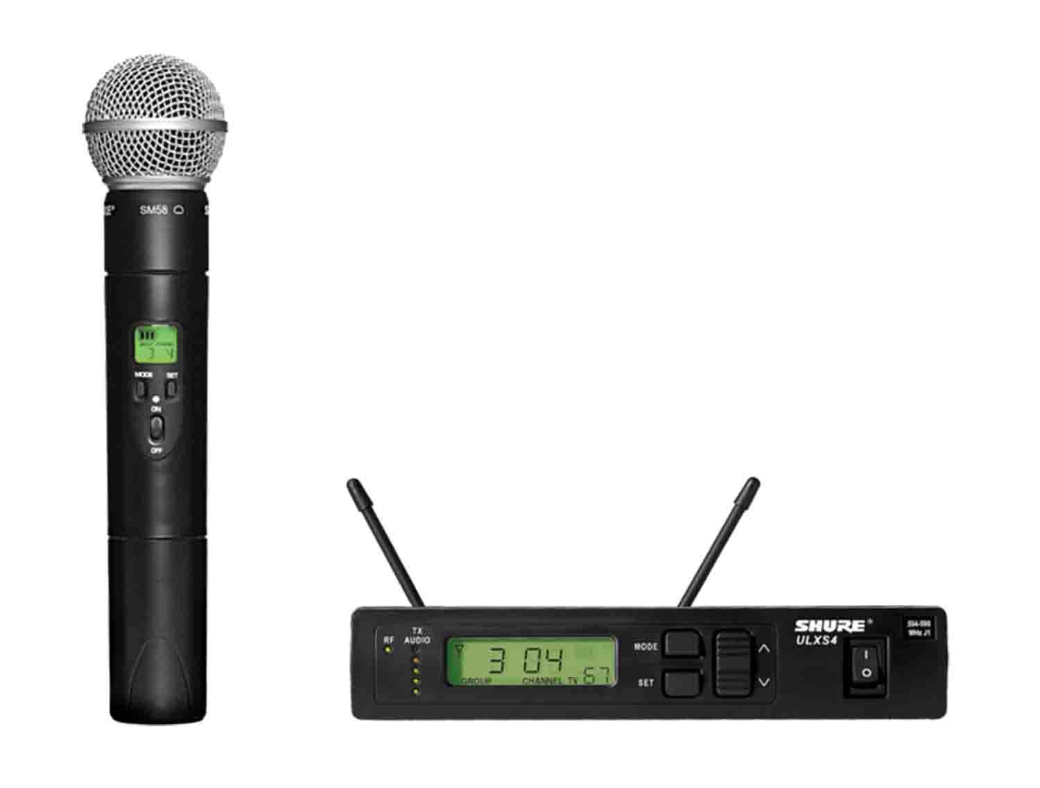 Shure ULXS24/58 Handheld Wireless Microphone System - Hollywood DJ