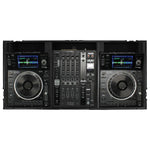 Open Box: Odyssey FZ12CDJWXDBL Black 12″ Format DJ Mixer and Two Large Format Media Players Coffin Flight Case - Hollywood DJ