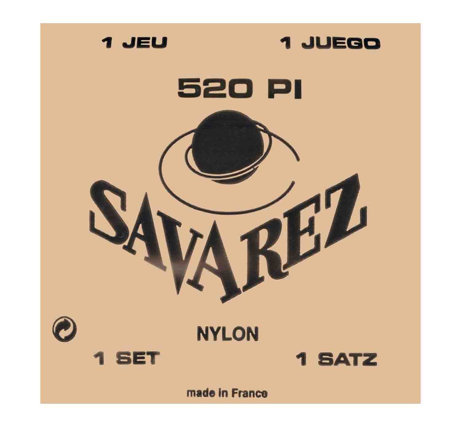 Savarez 520P1 Classical Guitar Strings - Silver - Hollywood DJ