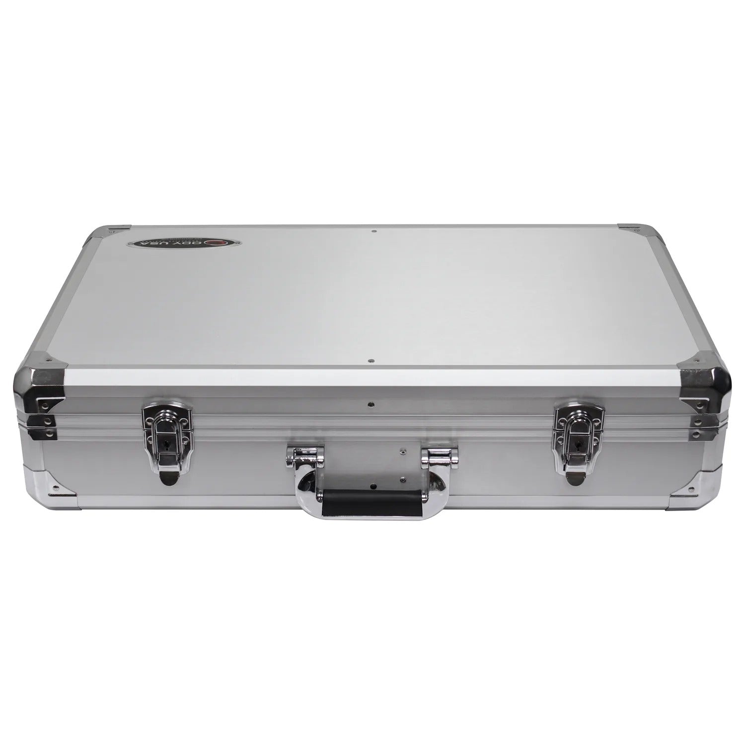 Open Box: Odyssey KPT01SCSIL Portablist DJ Case for Numark PT01 with Side Compartment - Silver - Hollywood DJ