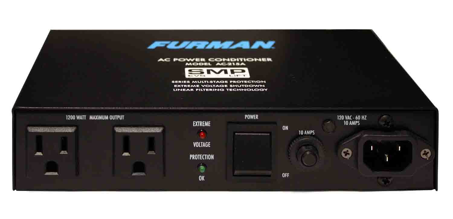 Furman AC-215A 10A Two Outlet Power Conditioner - Hollywood DJ