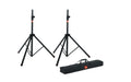 JBL Bags SPKSTMASET Standard Aluminum Speaker Stand (pair) with Carry Bag - Hollywood DJ