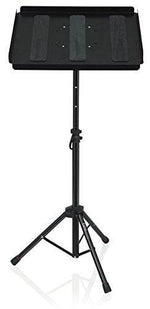 Gator GFWUTLMEDIATRAY1 Compact Adjustable Media Tray with Tripod Stand - Hollywood DJ