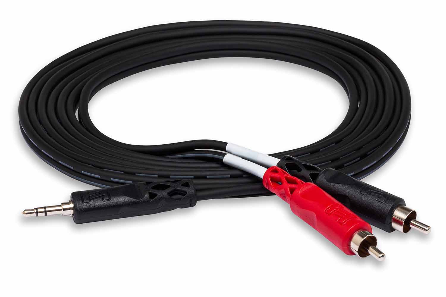 Hosa Stereo Breakout Cable 3.5 mm TRS to Dual RCA - Hollywood DJ