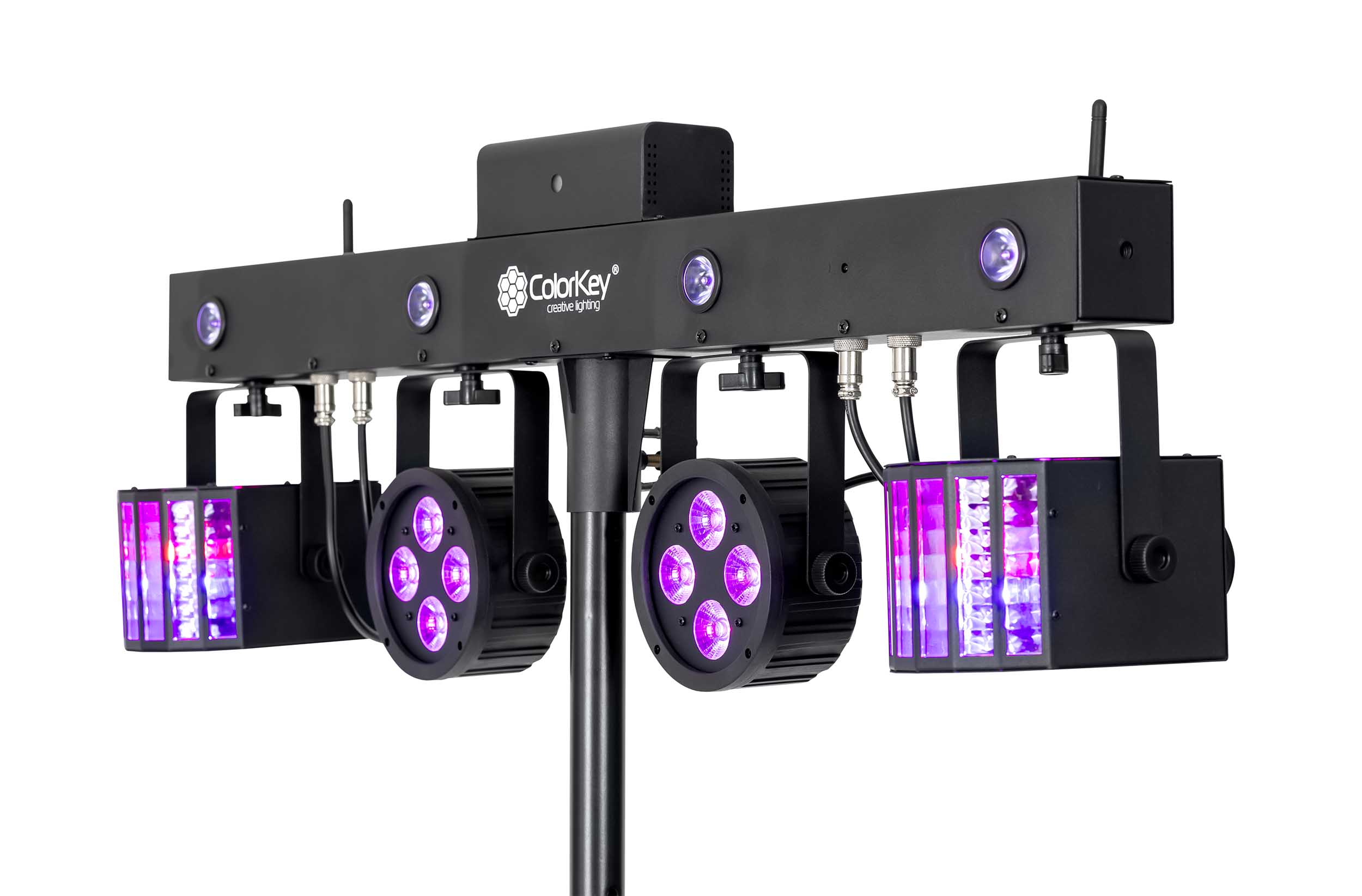 Colorkey CKU-3070, Battery-Powered Lighting Package with Stand and Carrying Case by ColorKey