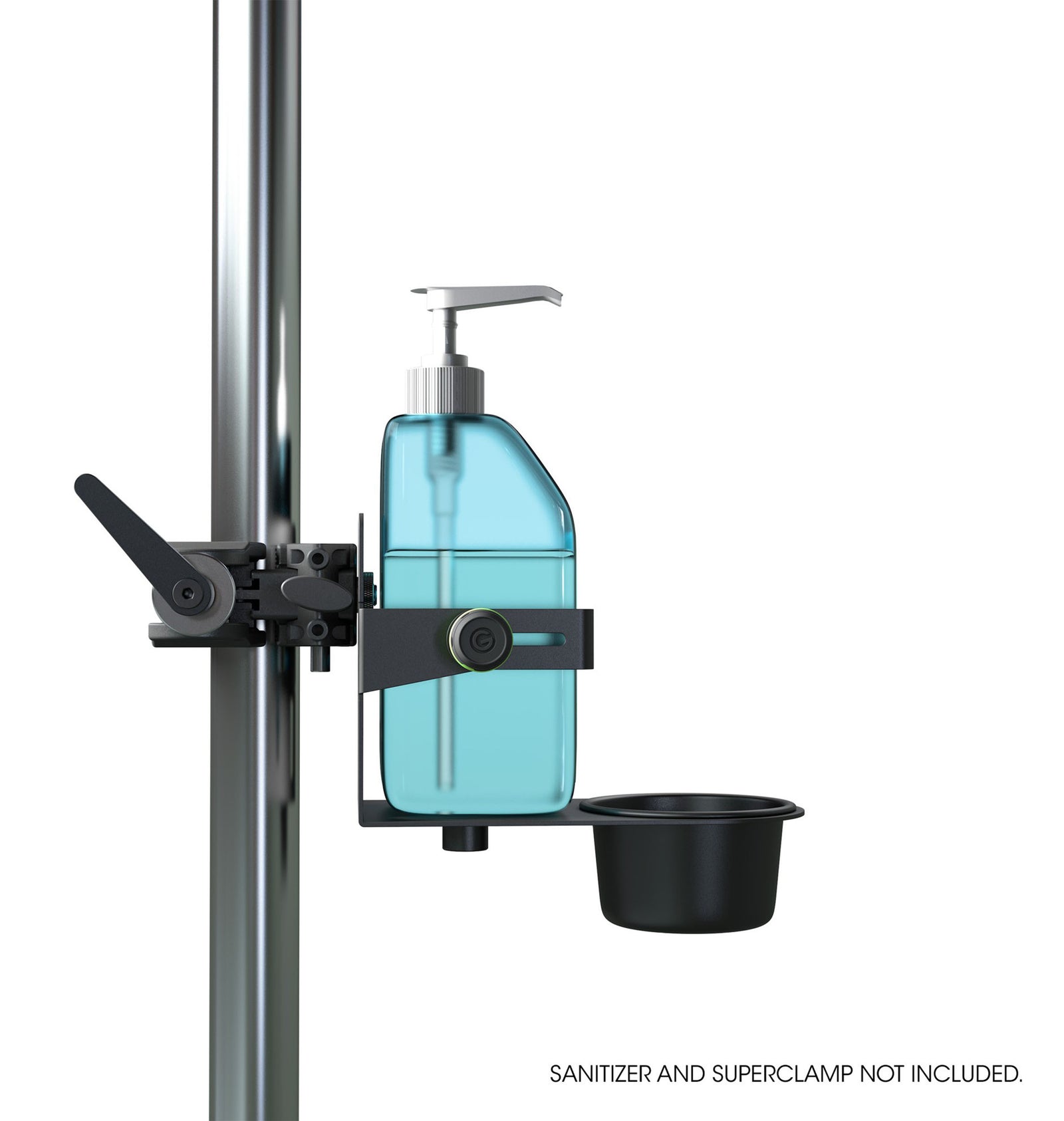 Gravity MA DIS 01 B, Universal Disinfectant Holder - Black - Hollywood DJ