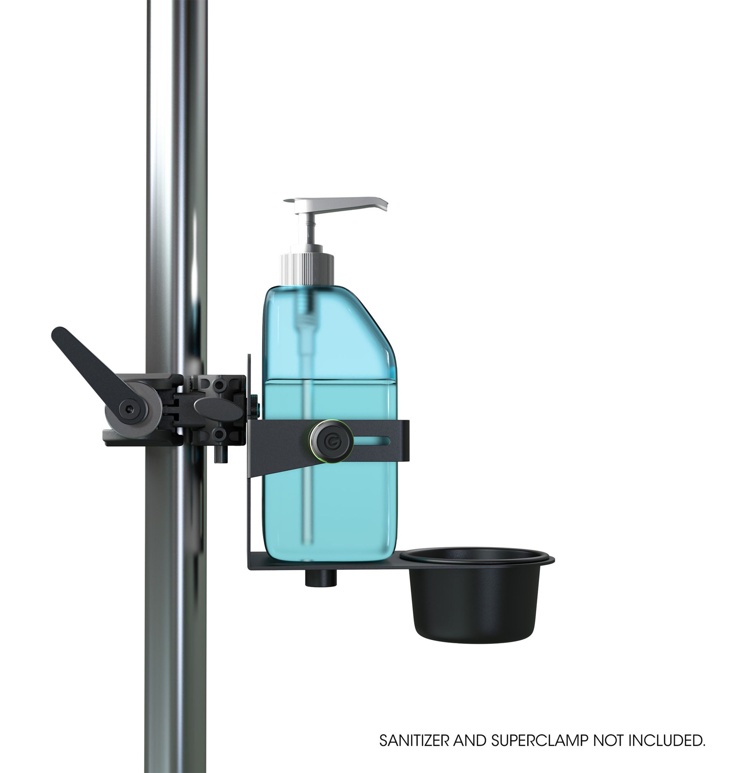 Gravity MA DIS 01 B, Universal Disinfectant Holder - Black - Hollywood DJ