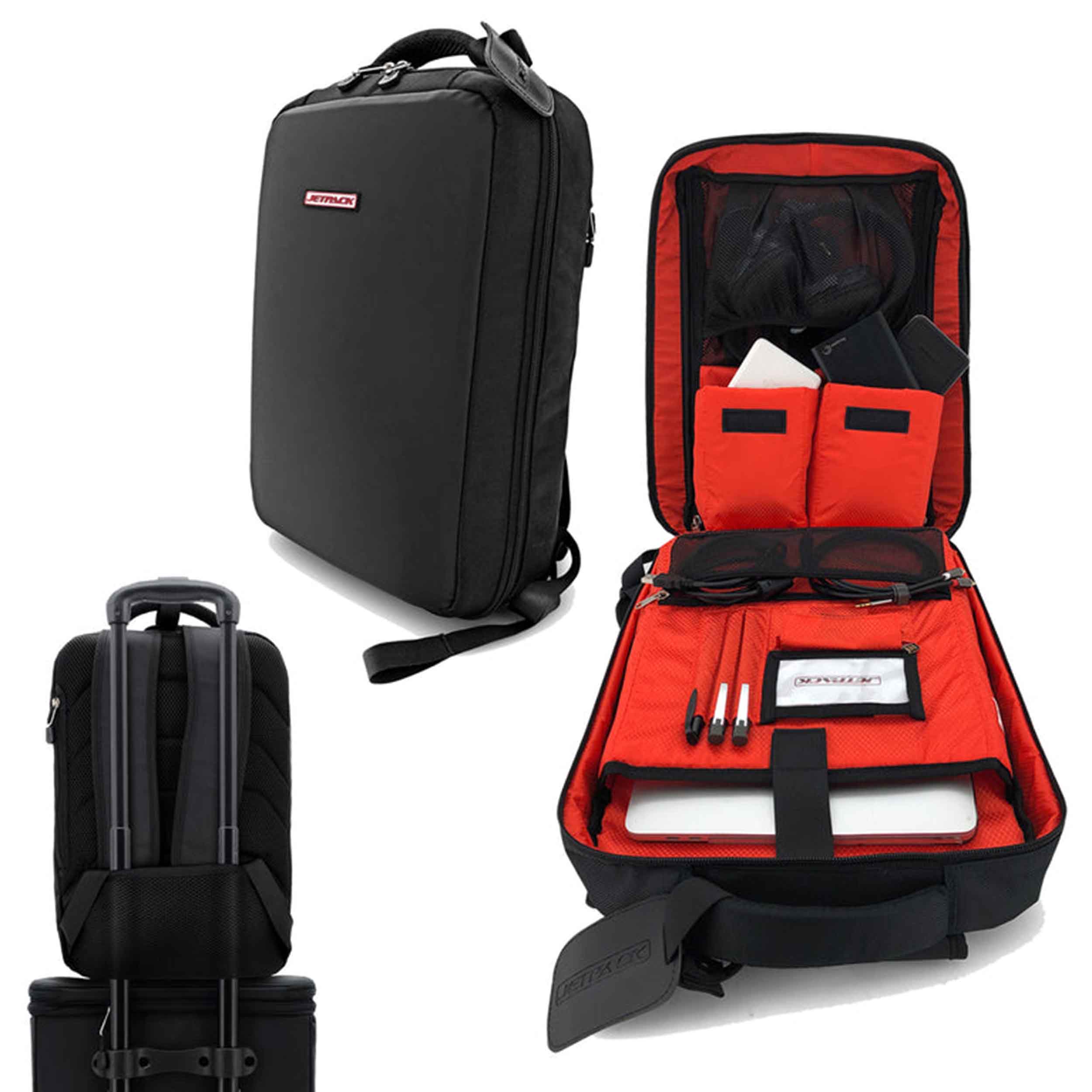 Jetpack Glide System Includes Glide Roller Bag and Snap Backpack - Hollywood DJ