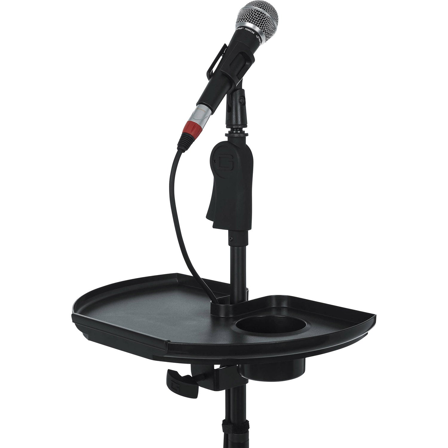 Gator Frameworks GFW-MICACCTRAYXL Extra Large Mic Stand Accessory Tray - Hollywood DJ