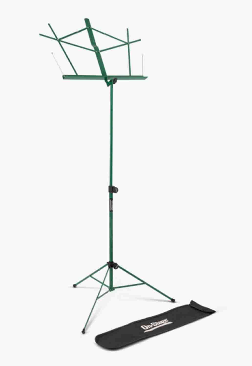 On Stage SM7122GRB Compact Sheet Music Stand with Bag - Hollywood DJ