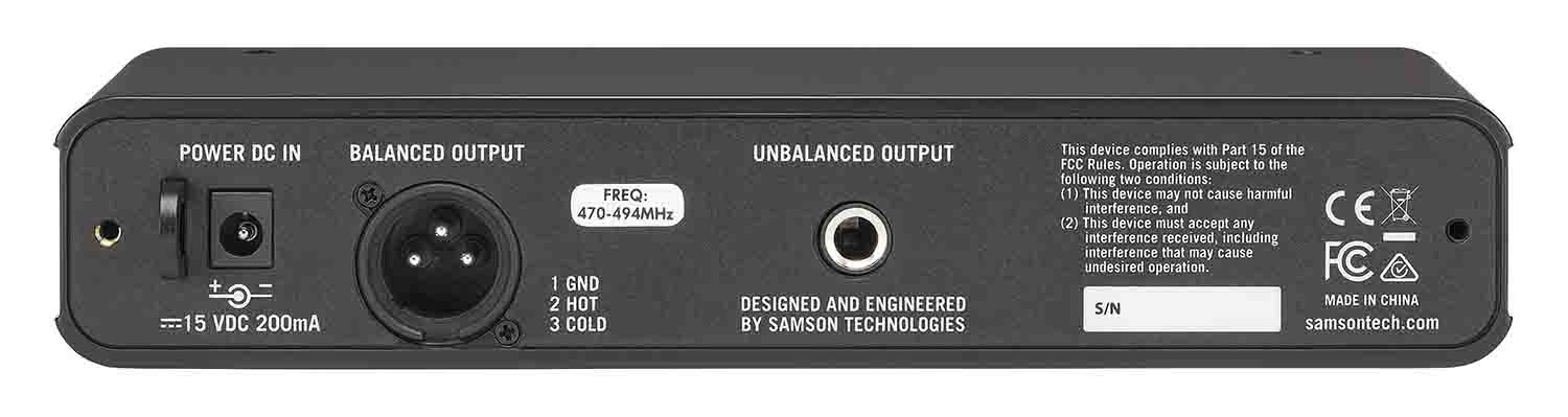 Samson SWC88XAG8-D Airline 88x Wireless Guitar System - Hollywood DJ