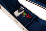 Gator Cases GW-JM LPS Deluxe Wood Case for Les Paul Style Guitars - Journeyman Burlap Exterior - Hollywood DJ
