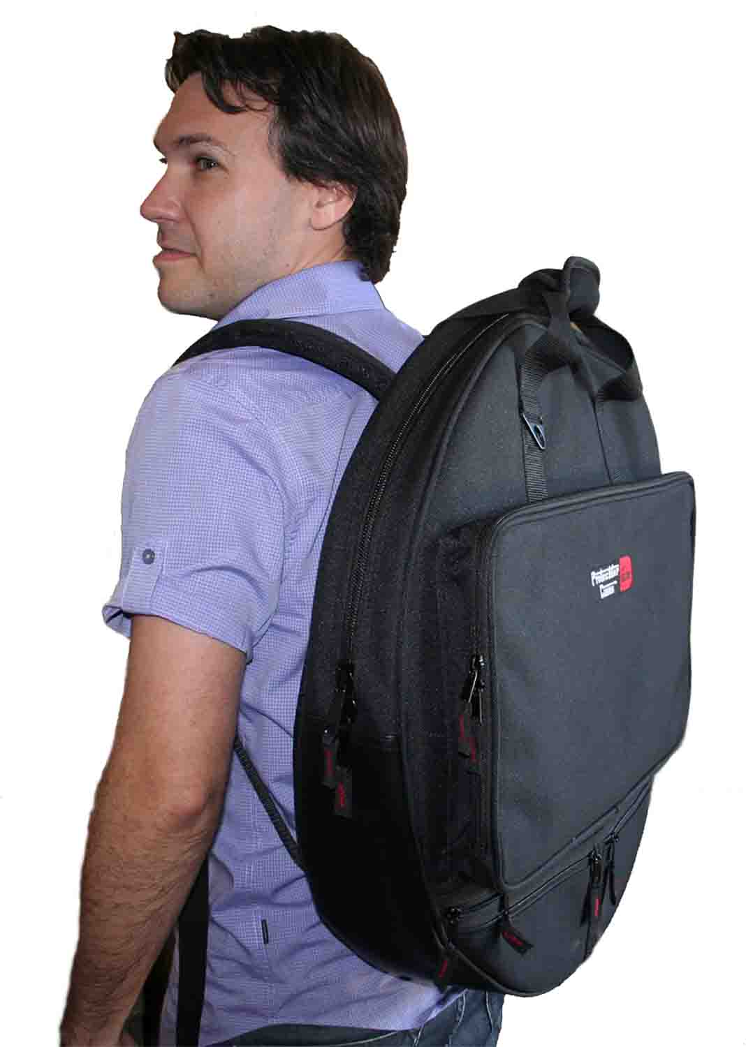 Gator Cases GP-CYMBAK-24 Heavy Duty 24 Inch Cymbal Backpack - Hollywood DJ
